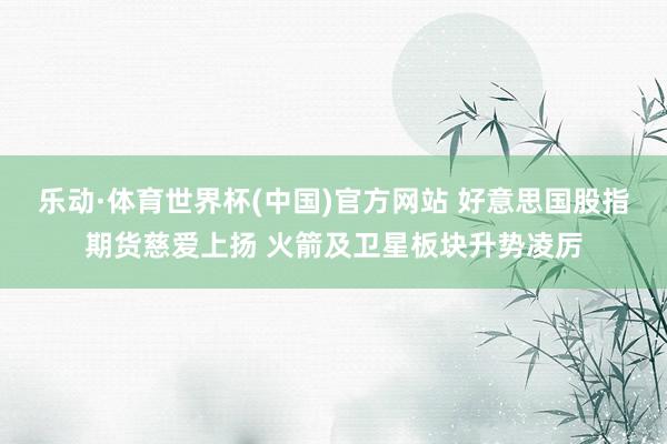 乐动·体育世界杯(中国)官方网站 好意思国股指期货慈爱上扬 火箭及卫星板块升势凌厉