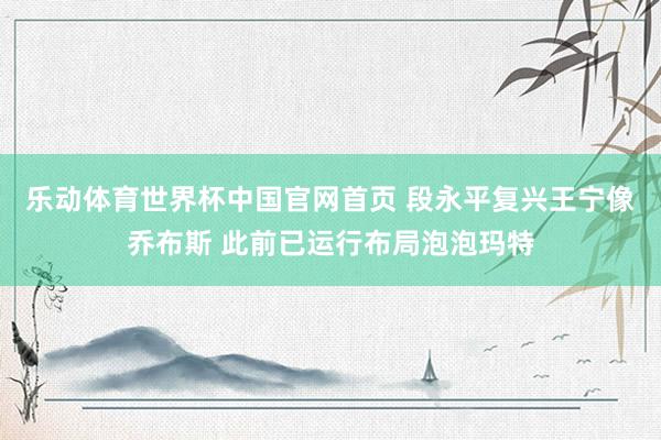 乐动体育世界杯中国官网首页 段永平复兴王宁像乔布斯 此前已运行布局泡泡玛特