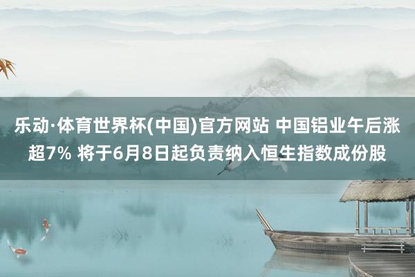 乐动·体育世界杯(中国)官方网站 中国铝业午后涨超7% 将于6月8日起负责纳入恒生指数成份股